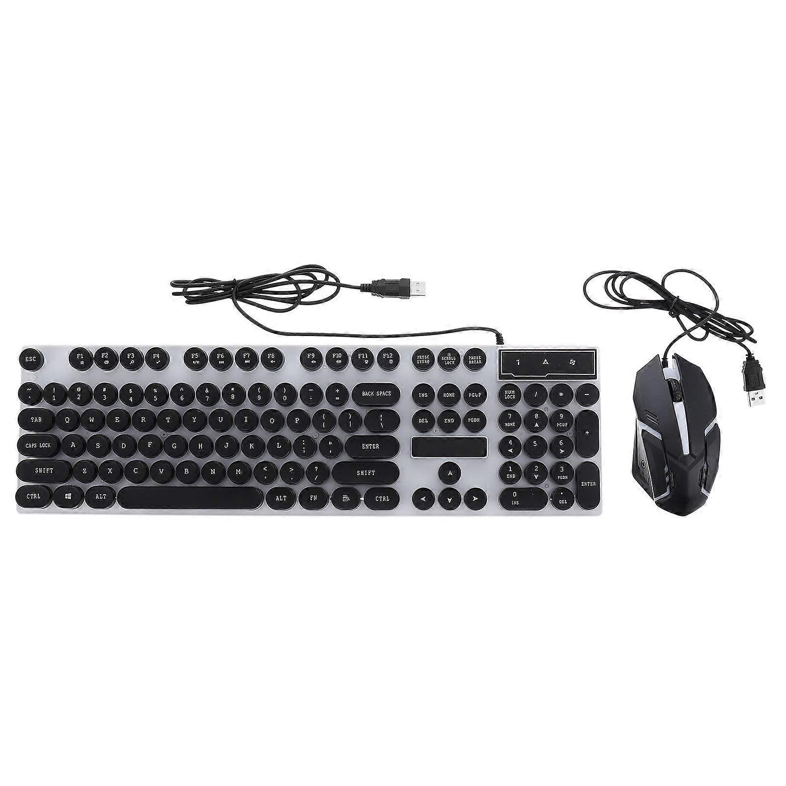 Gaming Keyboard Mouse Combo for Computer Use 1Set Ergonomic Waterproof Keyboard Mouse