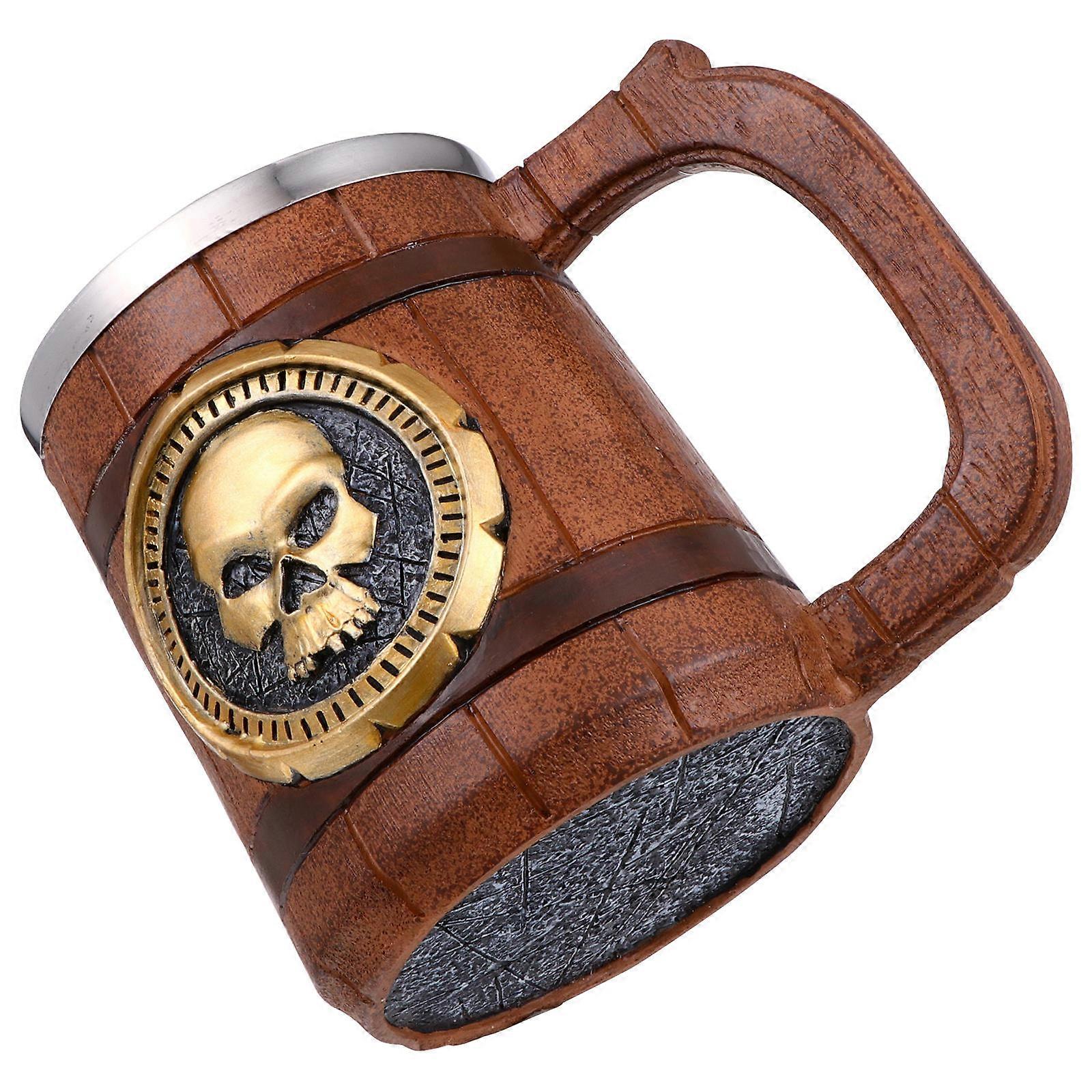Funny Skull Mugs 2Pcs Capacity For Parties And Daily Water Drinking With Stable Bottom Design