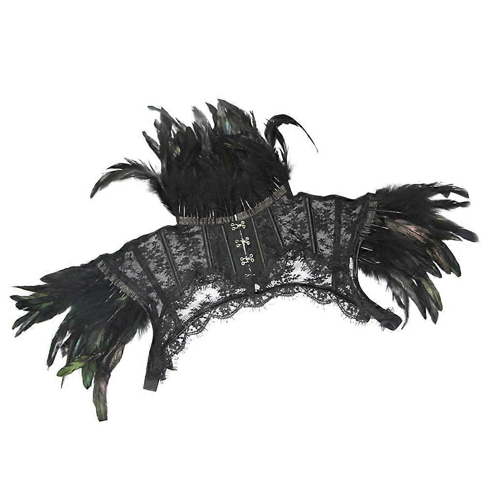 Černá krajková plášťová ...