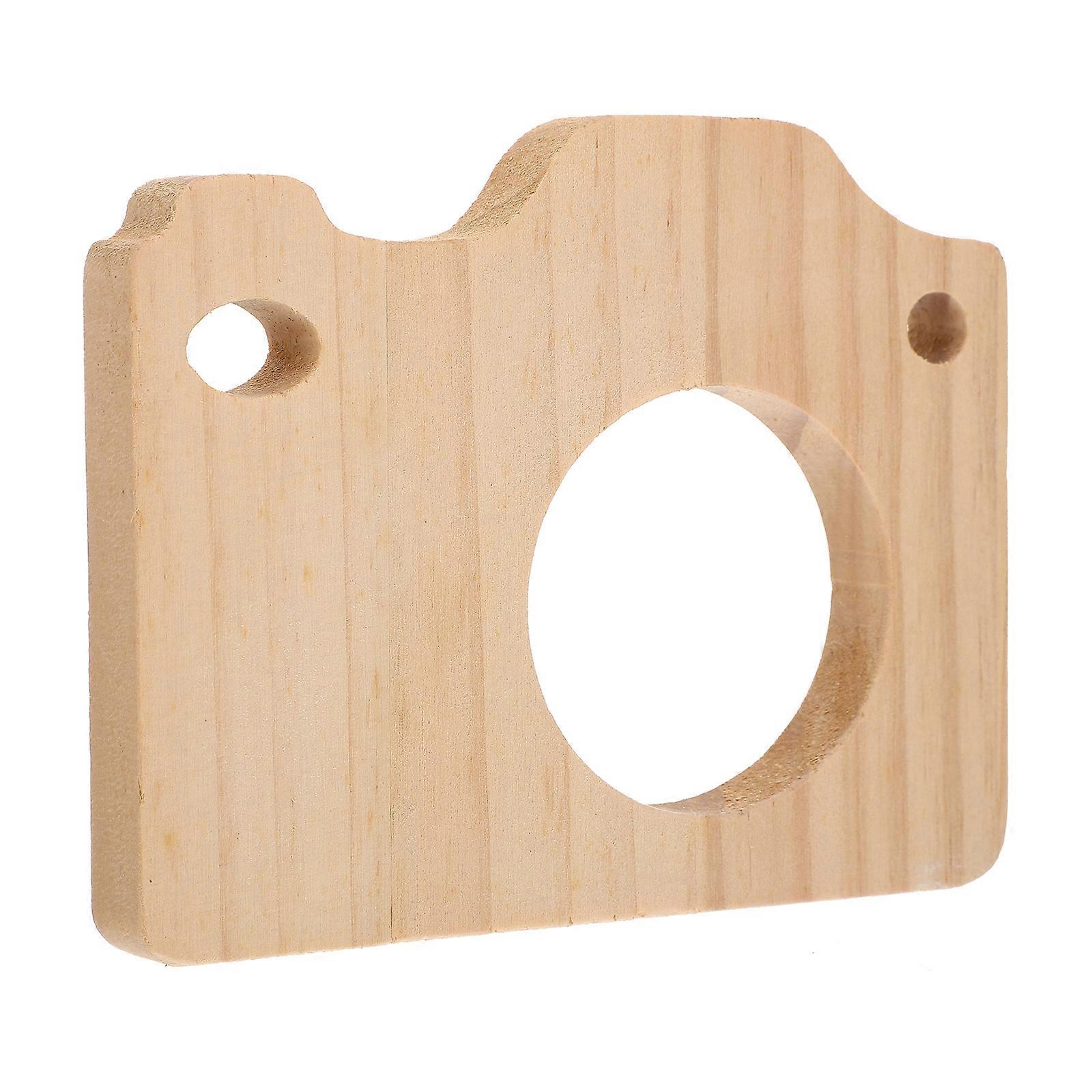 Wooden Camera Ornament for Decor Premium Camera Statue Ornament