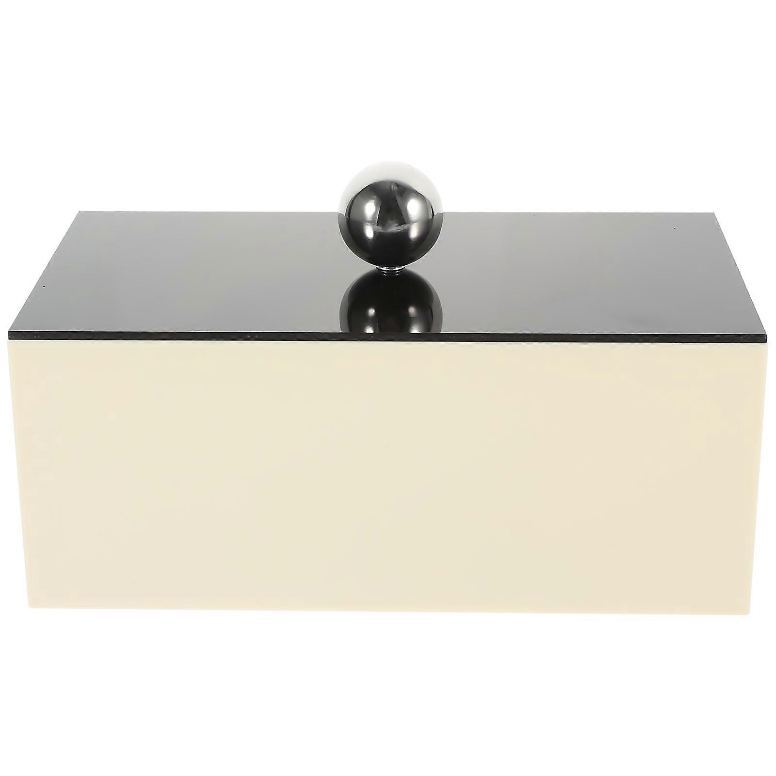 Compartment Lipstick Box with Lid for Storage 3Pcs Acrylic Multifunctional Organizer