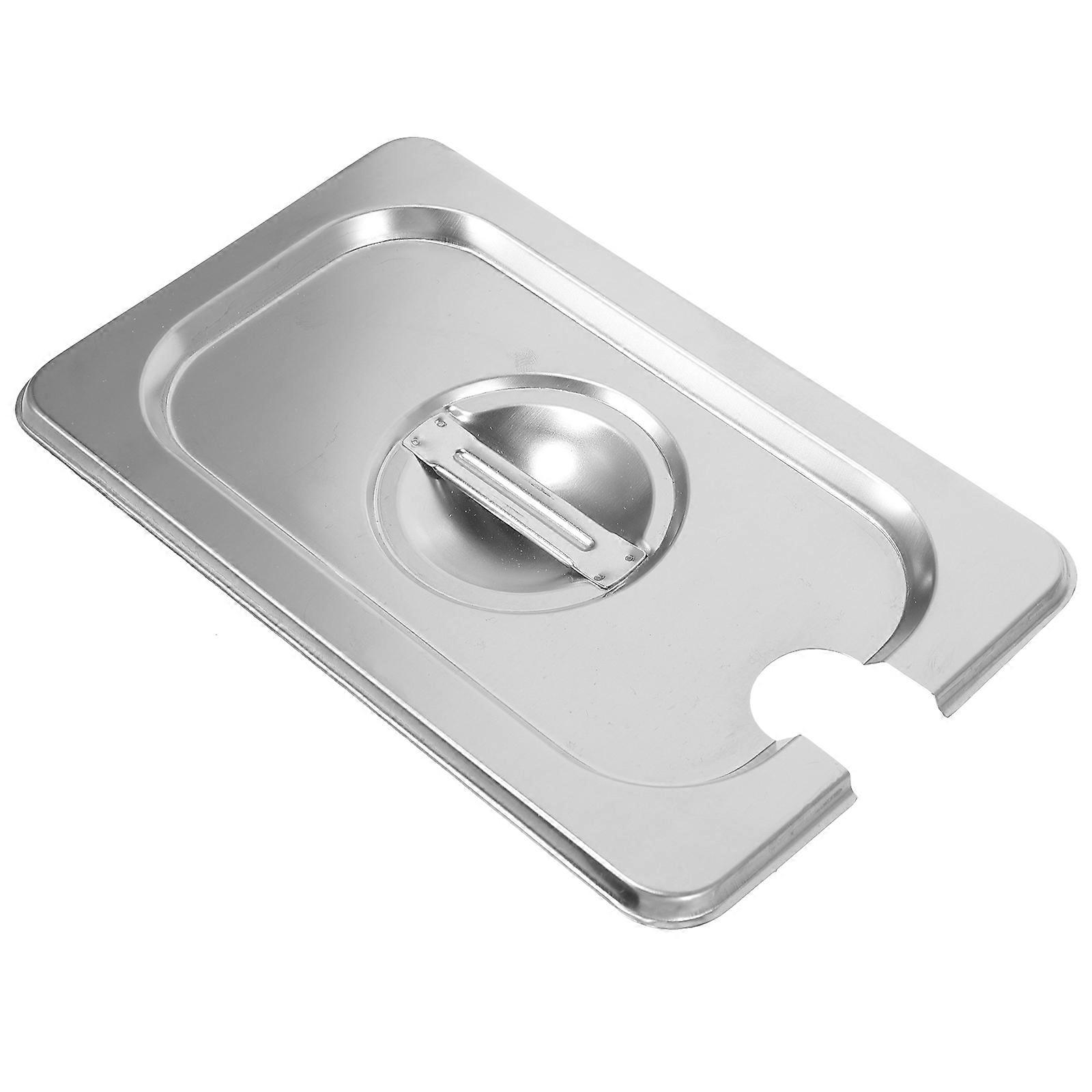 Stainless Steel Jam Serving Plate Lid for Kitchen Use 2Pcs