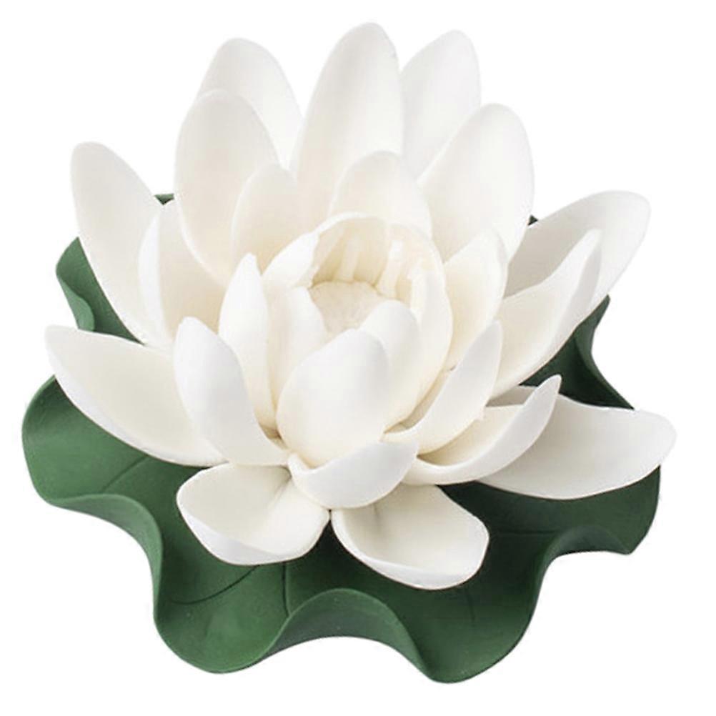 Lotus Flower Incense Holder Relaxation 1Set White
