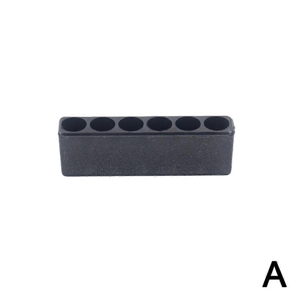 6 hole(A)$Hardware 1/4 leather case six角 screwdriver bits rubber strips 3 hole to 13 hole multi-size windproof storage strip