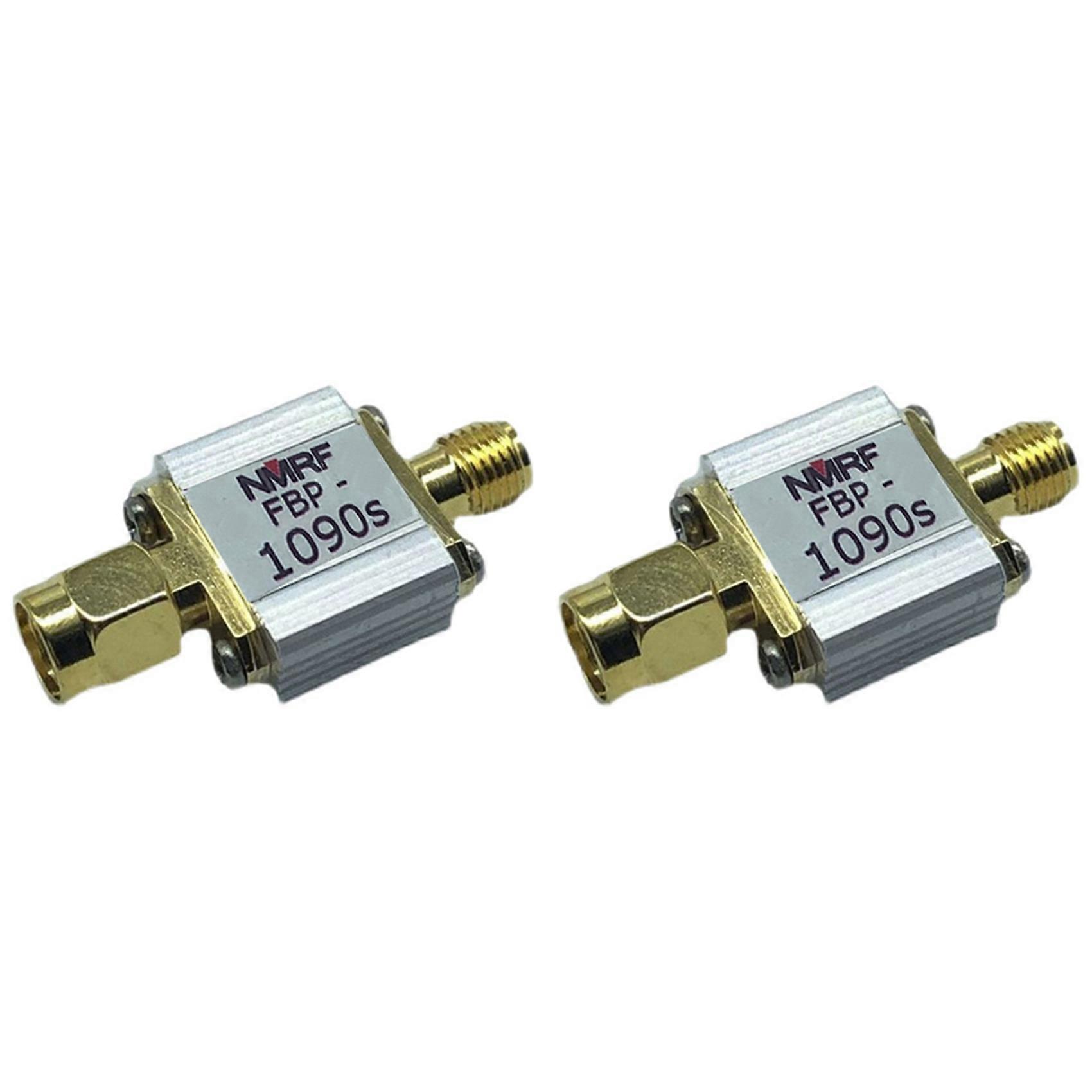 2X 1090MHz ADS-B Bandpass SAW Filter SMA Interface 1090S Bandpass Filter