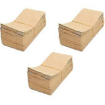 200 pcs το έγγραφο Κραφτ περιβάλλει τα καφέ πακέτα σπόρων κραφτ εγγράφου κραφτ