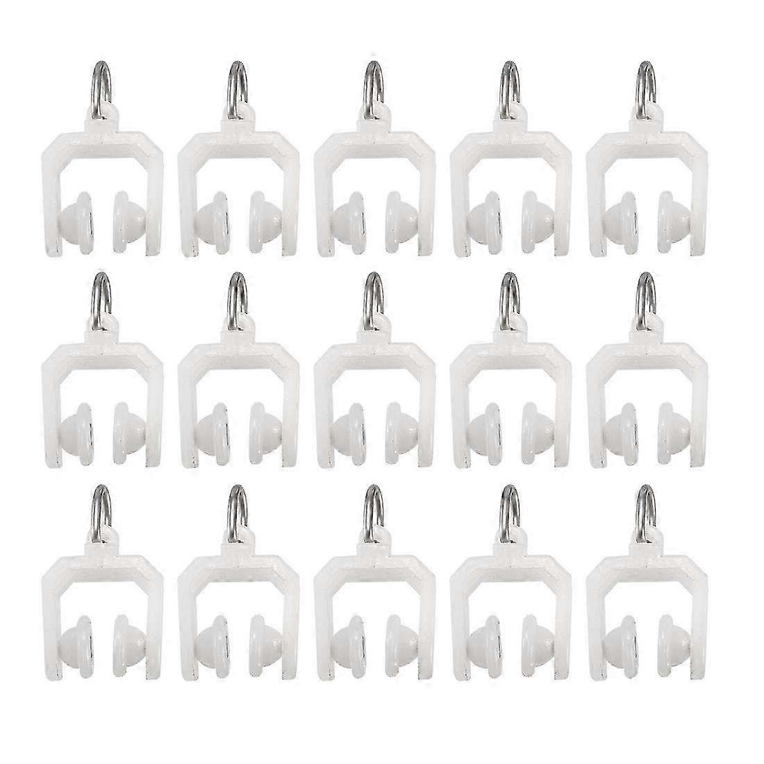 50pcs Plastic Twin Wheel Bracket for Window Shower 25-26