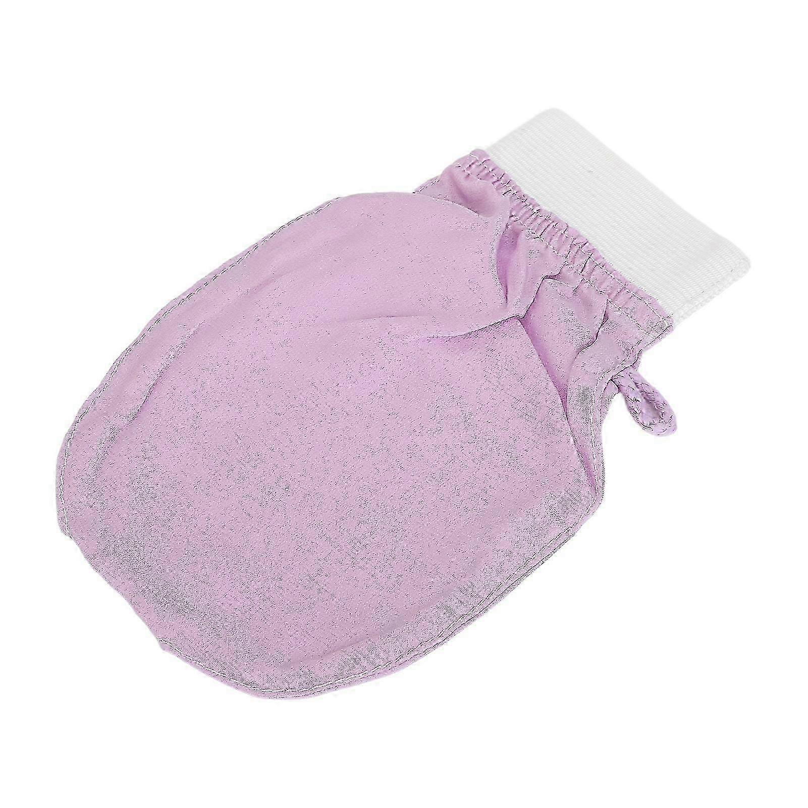 Exfoliating Glove Double Sided Soft Comfortable Elastic Wrist Strap Shower Bath Gloves Exfoliating Body Scrub Gloves Large