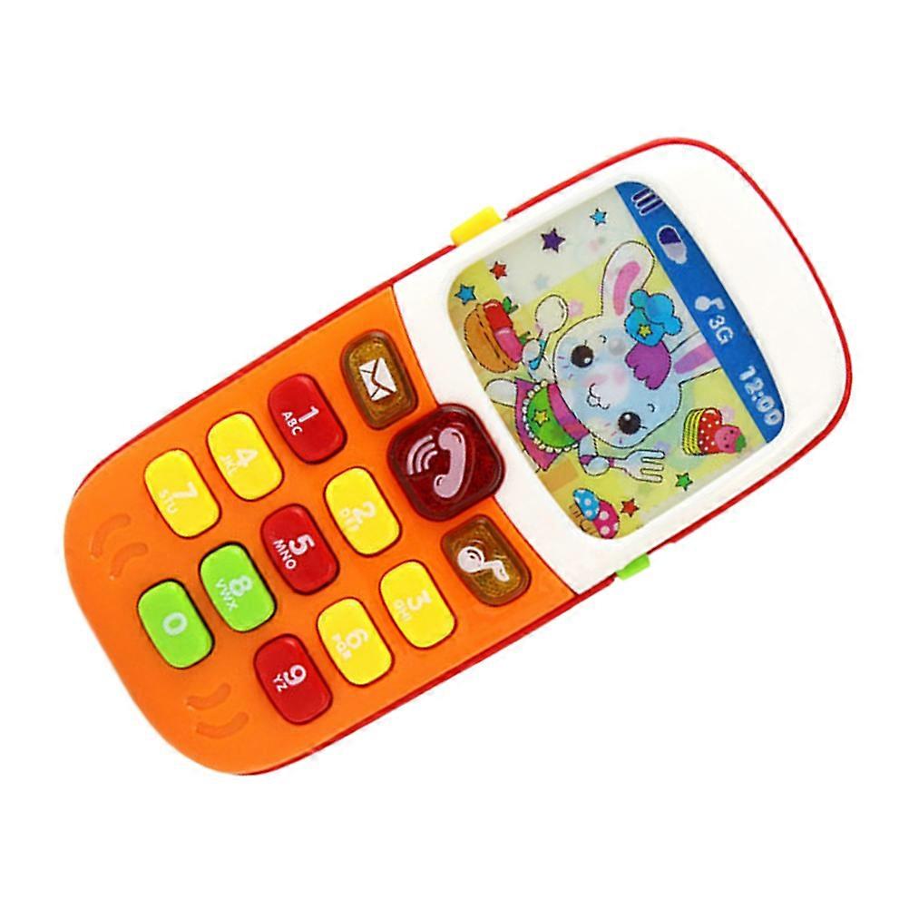 Simulated Telephone Toy Enhances Visual And Auditory Skills For Kids And Babies 5.1X2.4X1in Colorful Design 1Pack