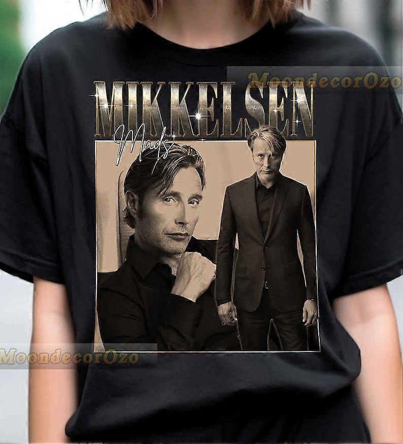 قميص مادس ميكلسن خمر محدود ، هودي مادس ميكلسن ، قميص من النوع الثقيل مادس ميكلسن ، مادس ميكلسن روك ستايل Bootljcdijcishj311