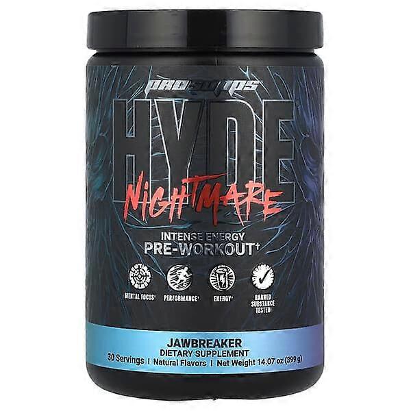ProSupps, HYDEÃÂÃÂÃÂÃÂÃÂÃÂÃÂÃÂ® Nightmare, Intense Energy Pre-Workout, Jawbreaker, 14.07 oz (399 g)