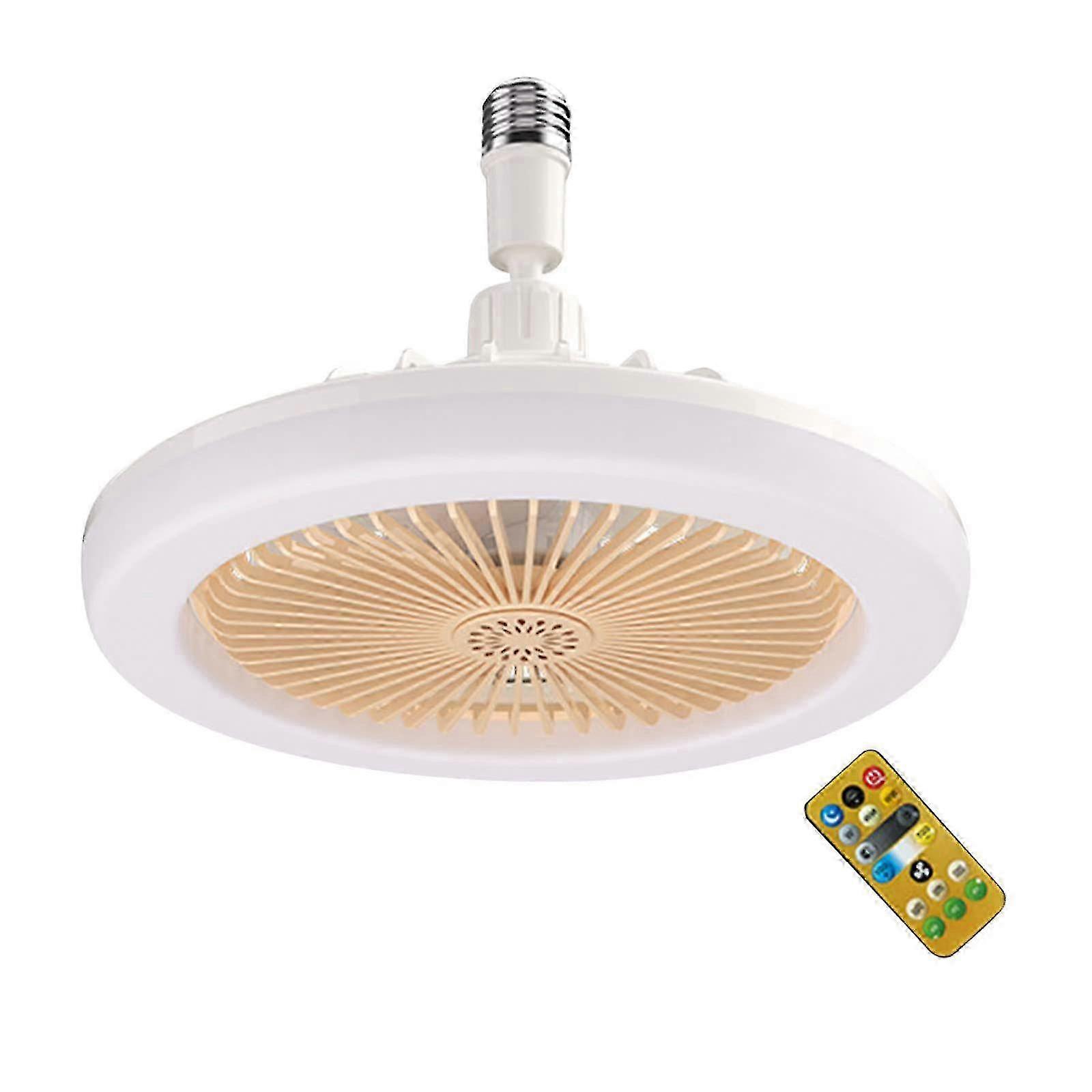 Enclosed Ceiling Fan with Light and Remote Silent Motor miao8