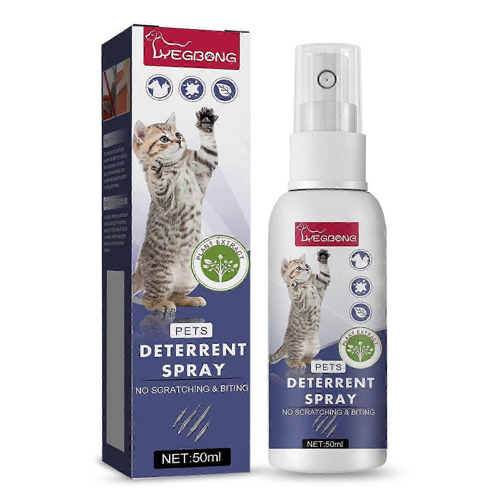 Cat Scratch & Chewing Deterrent Spray - Indoor Cat & Dog Repellent for Training and Behavior Control