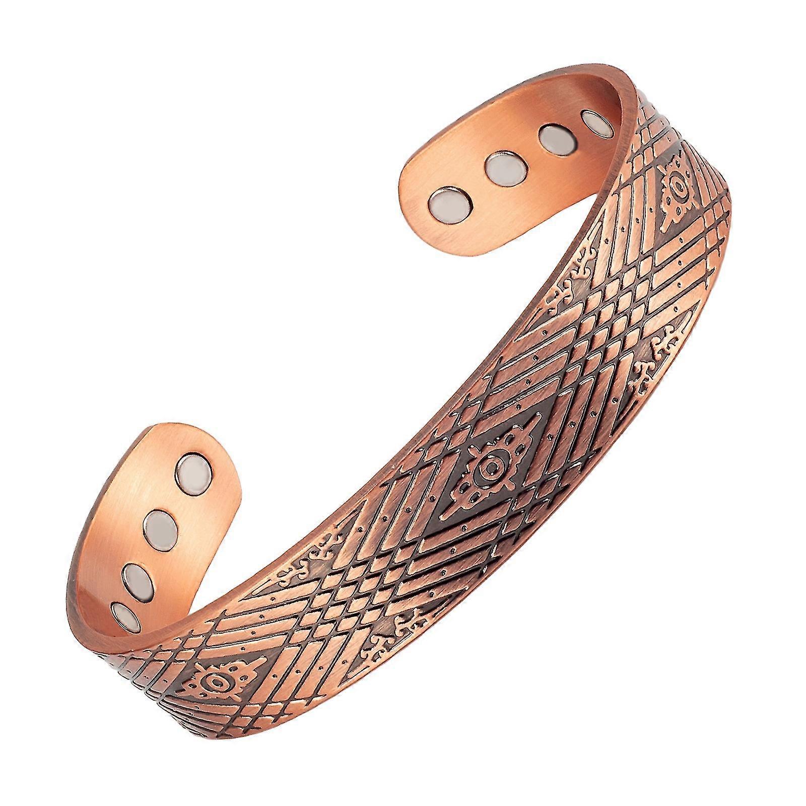 Solid Brass Adjustable Bracelet For Women's 25-26