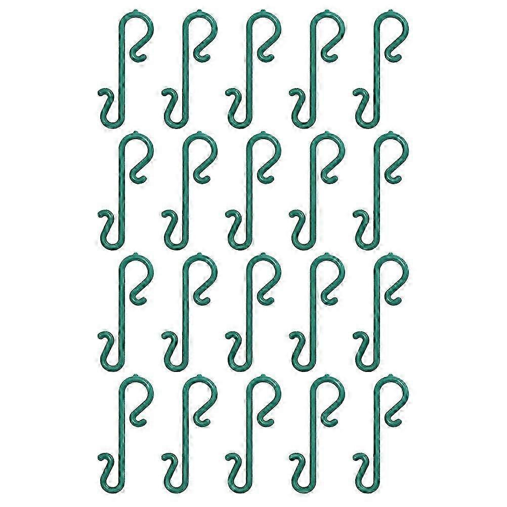 100Pcs Christmas Wreath Hooks Plastic Hanging Hooks Creative Christmas Decorations
