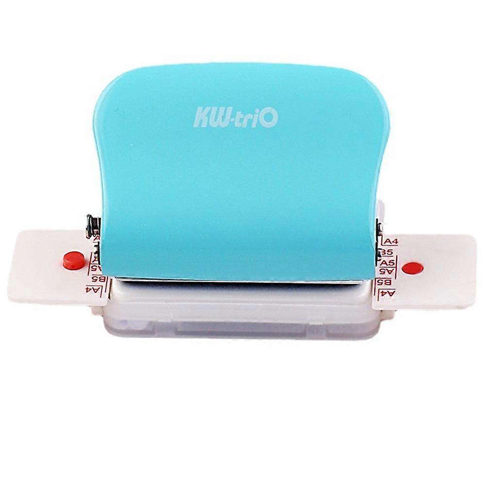 KW-TRIO 6 Hole Punched, Loose Leaf Paper Puncher for A4/A5/B5 Notebook Scrapbook,Handheld Metal Circle Paper Puncher