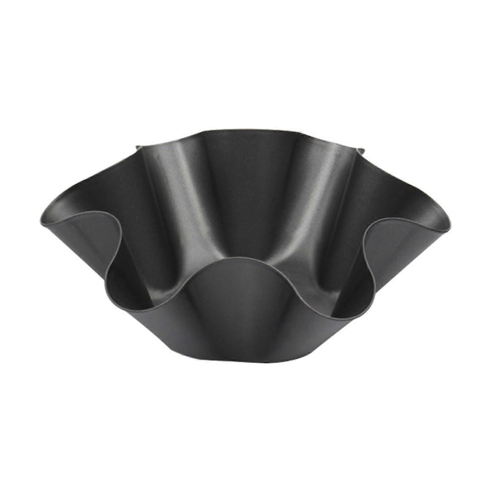 Taco Shell Maker Durable Tortilla Mold Pan Quick Heating Griddle For Crispy Tortilla Shells Aluminum Nonstick 9 Inch