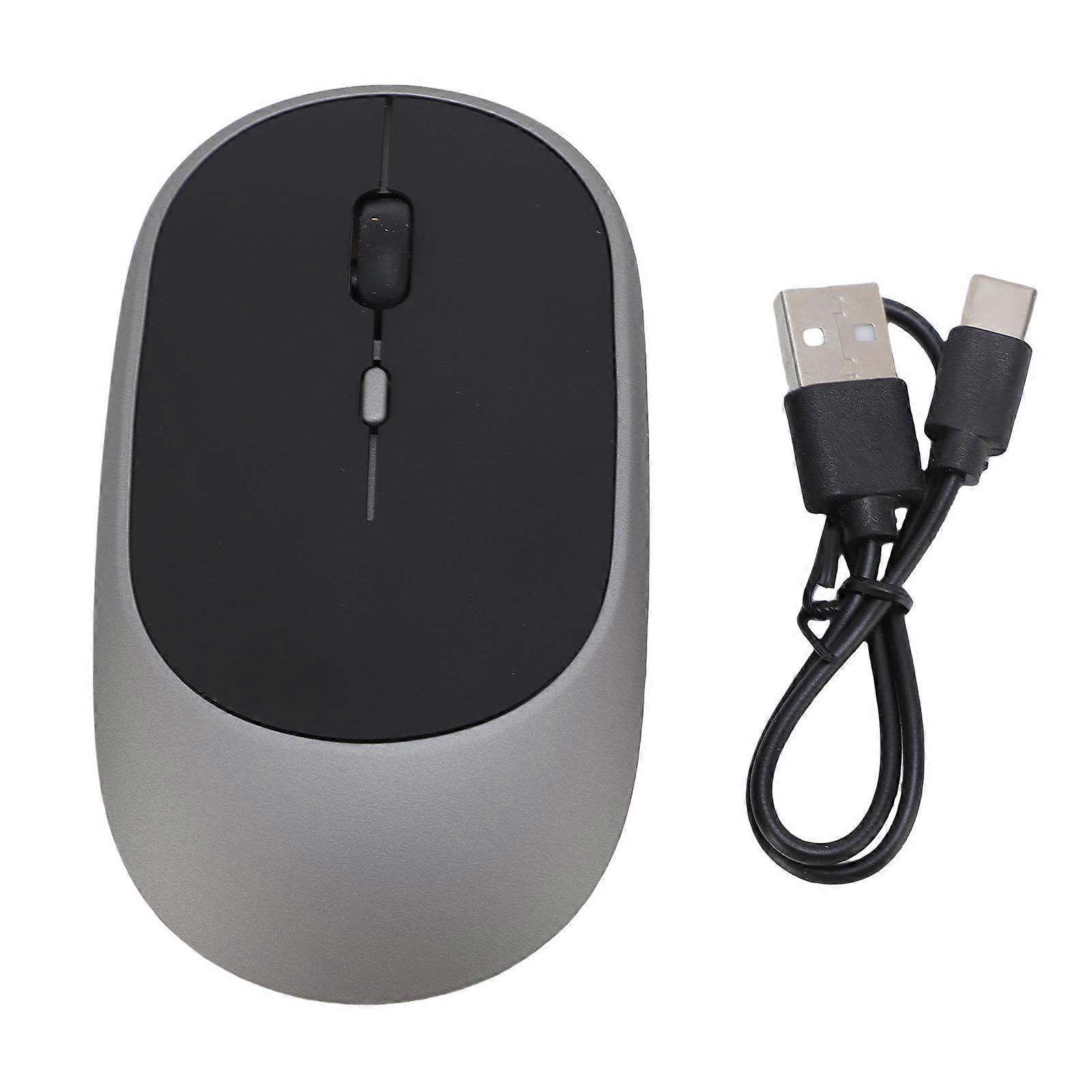 2.4G Wireless Mouse Bluetooth Dual Mode Rechargeable Compact Quiet Mouse for OS X