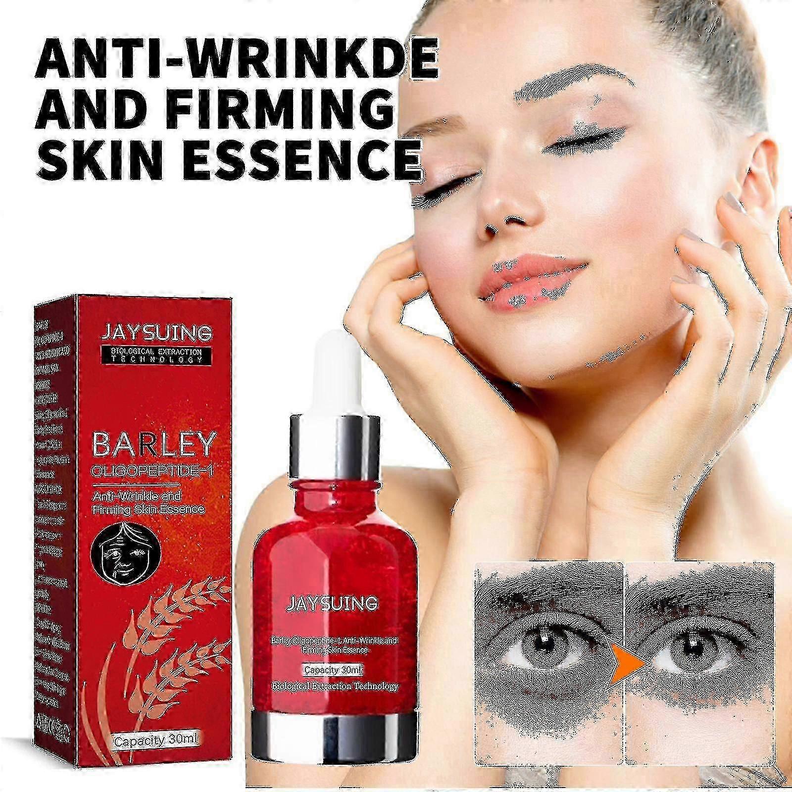 Jaysuing Anti-Wrinkle Firming Essence يتلاشى الخطوط الدقيقة حول العينين والطيات الأنفية الشفوية شد وترطيب البشرة مضاد للتجاعيد Esse