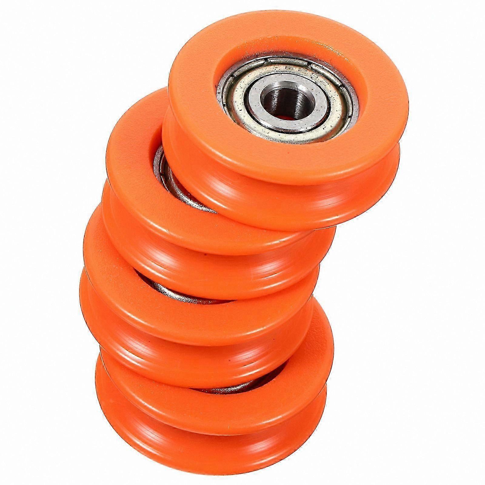 4-Pack Durable Plastic Rollers for Sliding Door Track System