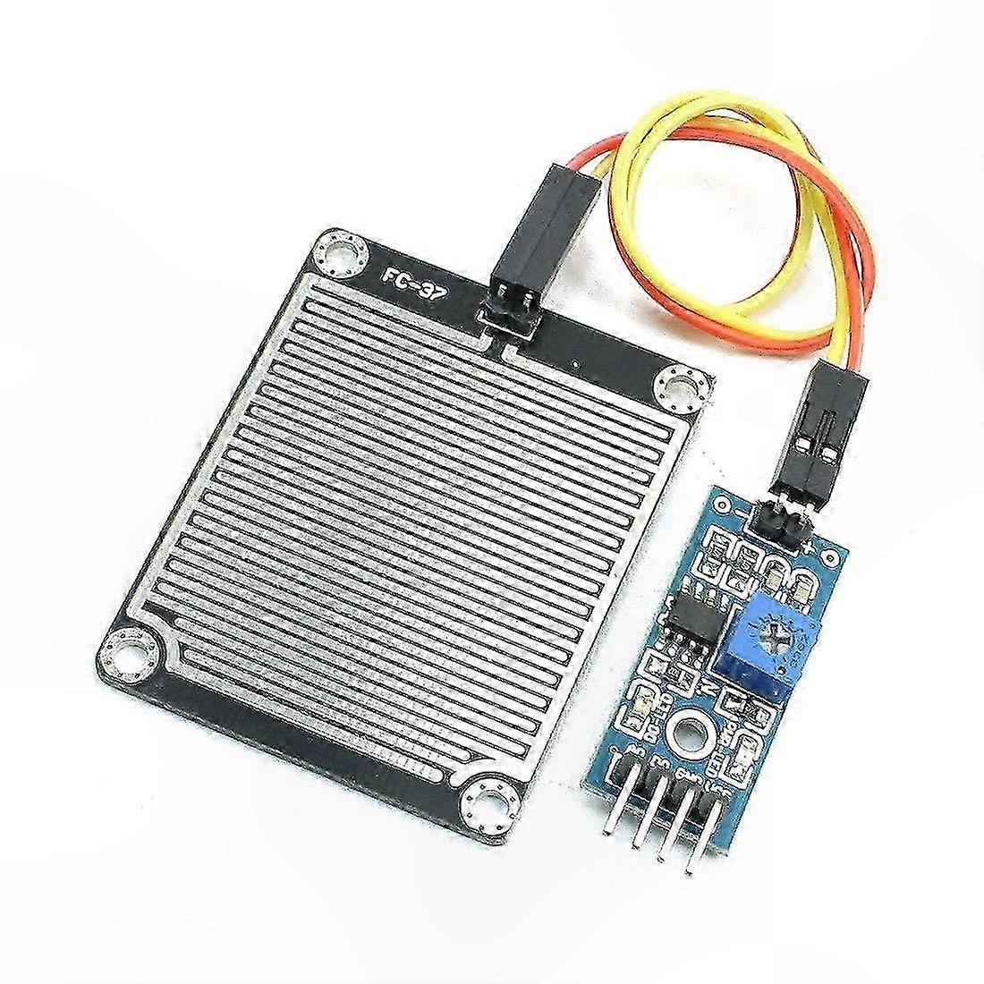 Water Detection Module, 3V-5V Raindrop Sensing Component for Environmental Monitoring