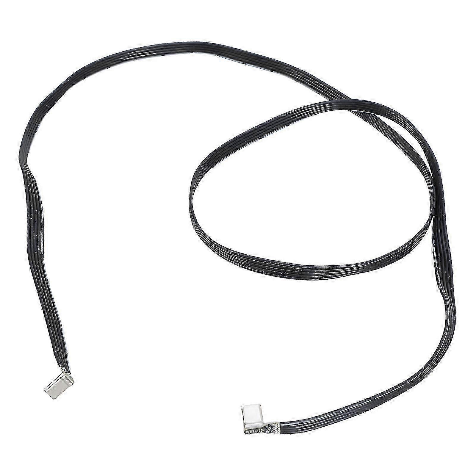 Flat Silicone USB C to USB C Cable with 60W Power Fast Data Speeds for Gaming Consoles and Headphones Space Saving