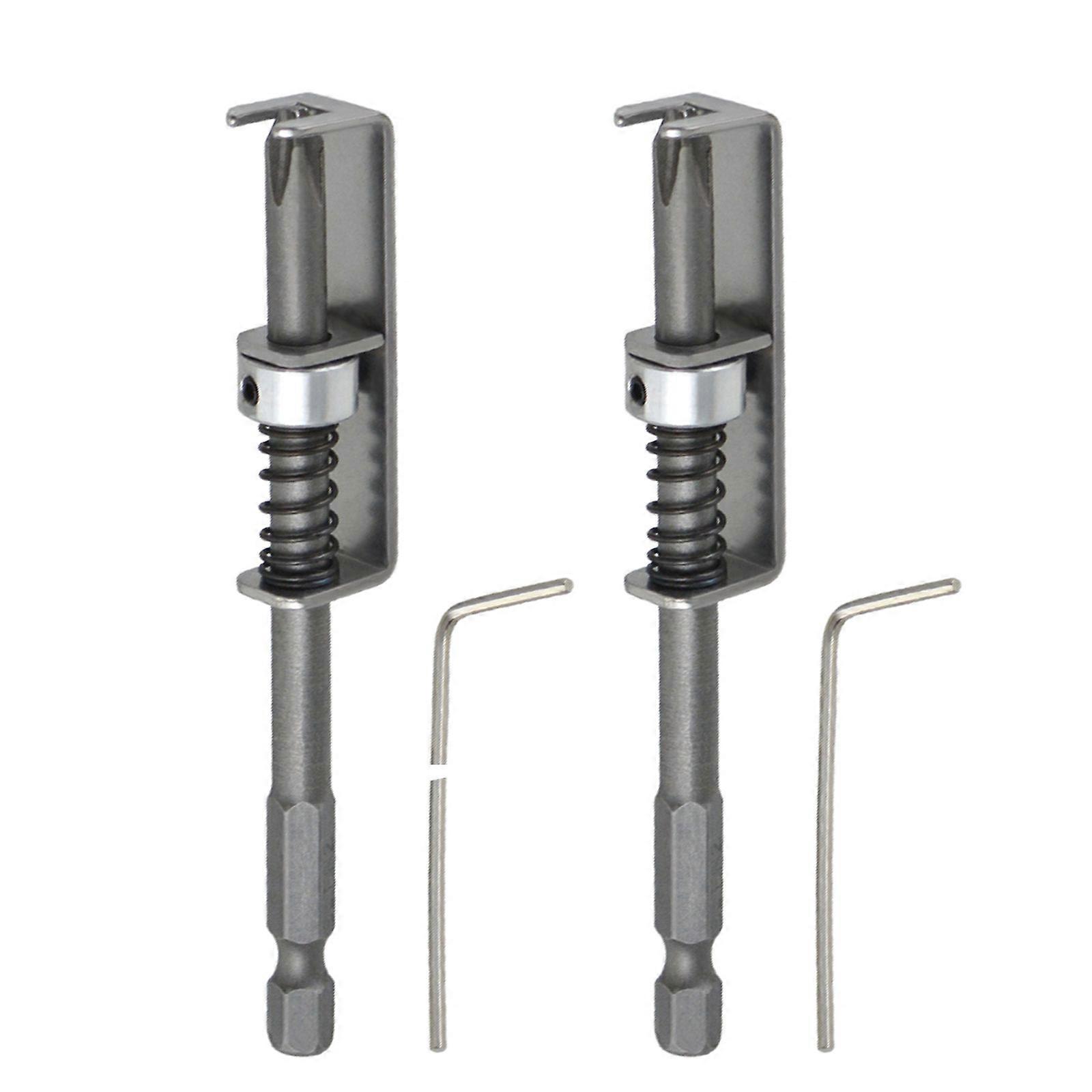 Compact Lightweight Aluminum Screwdriver Tool Spring Assisted Positioning Design Ideal For DIY Craftsmen And Professional Technicians Multicolor