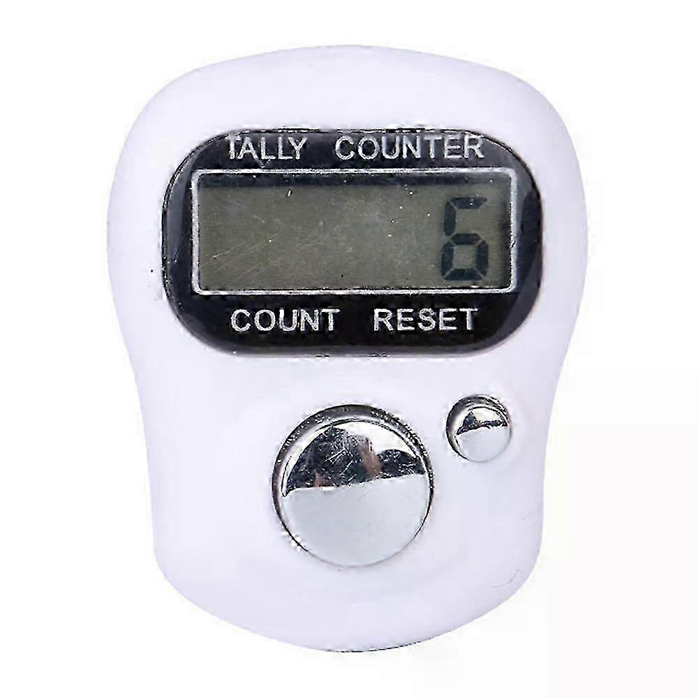1~10PCS Finger Counter w/ Compass Islamic Tasbih Bead 5 Digital LED Electronic Handheld Tally Counter Clicker counter ring