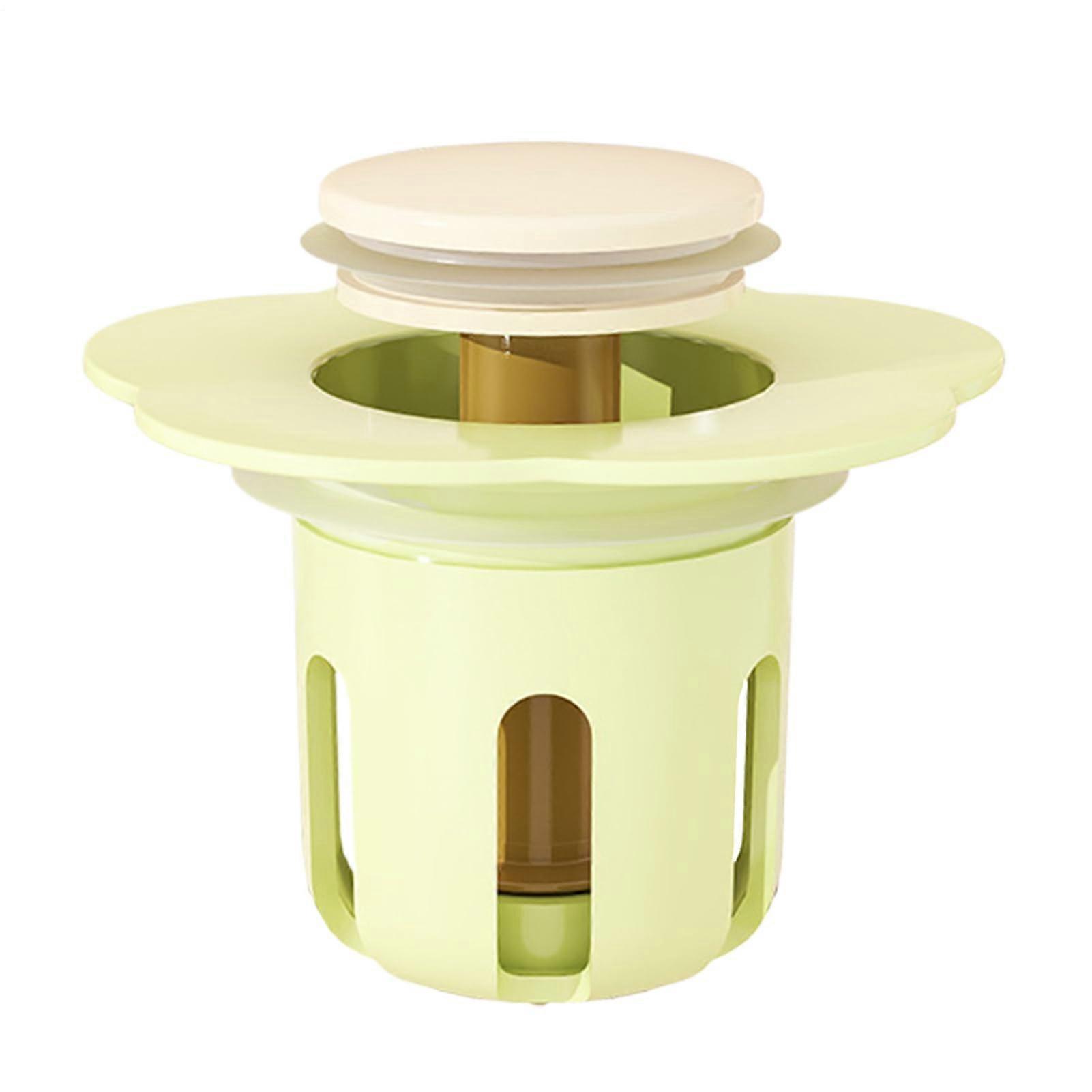 Sink Stopper Pop Up Drain Plug Kitchen Sink Strainer Silicone Garbage Disposal Plug Silicone Filter Green