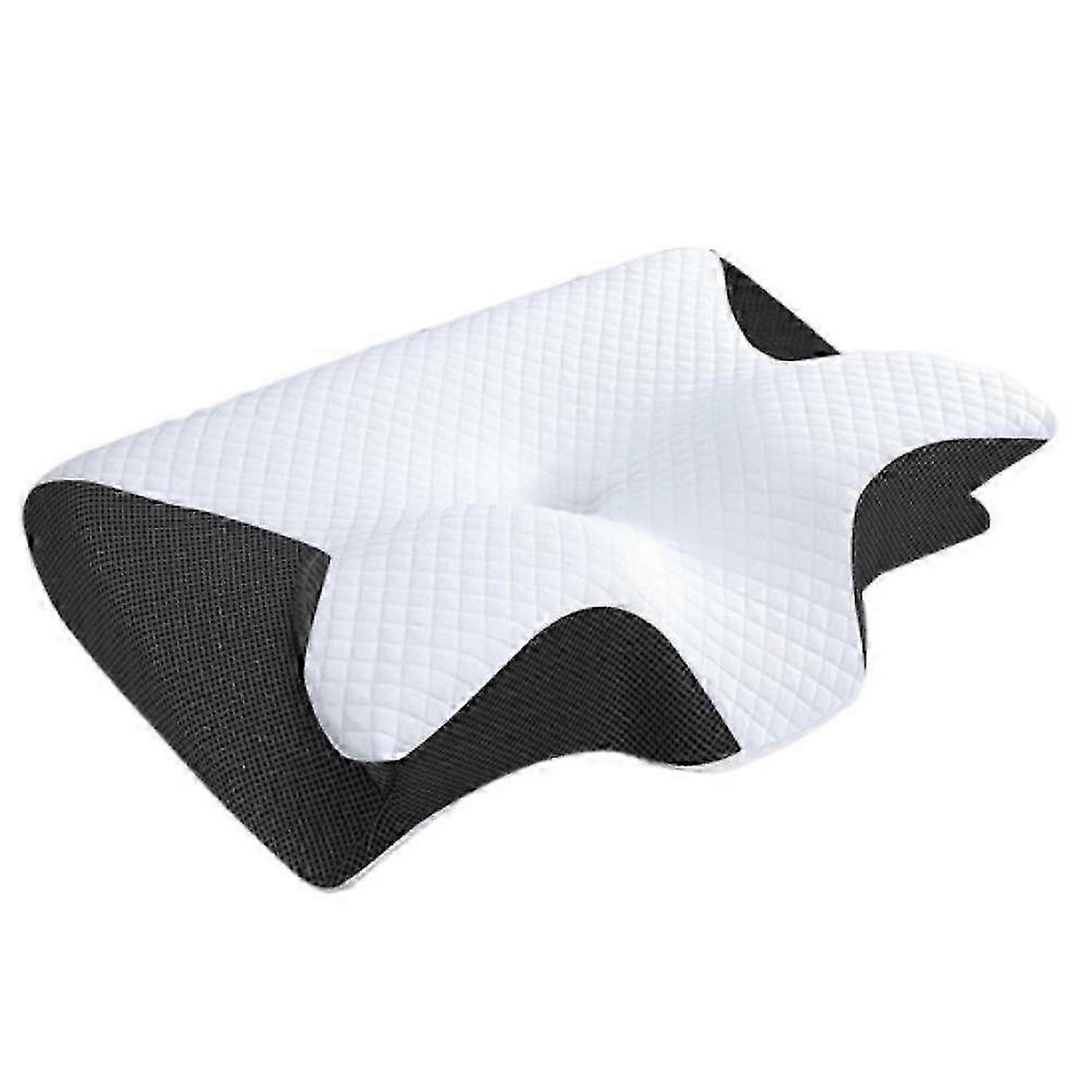 Orthopedic pillow for neck pain with memory foam contour support