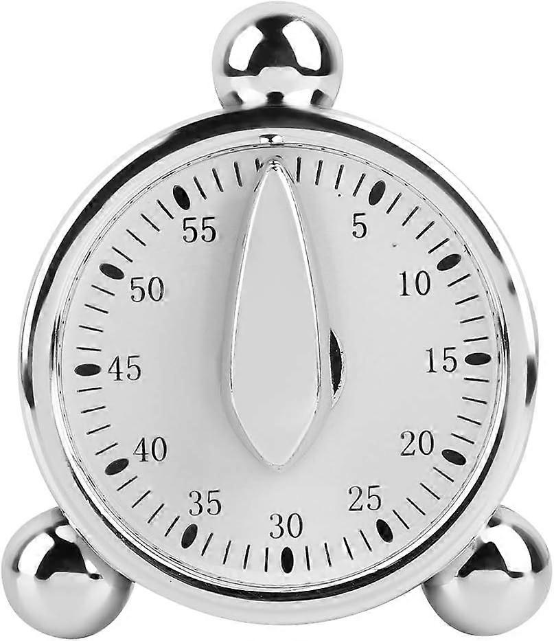 60 Minute Kitchen Timer  Visual Countdown Reminders  Alarm Clock  Cooking  Mechanical Timer for Cooking  Stainless Steel Timer for Projects