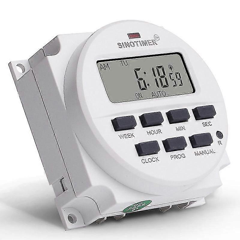 Sinotimer Tm618sh-1 1 Second Weekly Programmable Digital Timer Automatically Turn On Off Microcompu