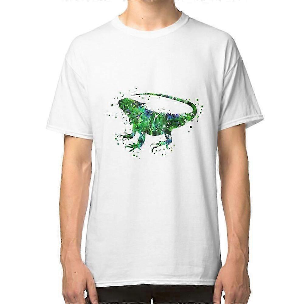 Iguana T-paita Retro Designs