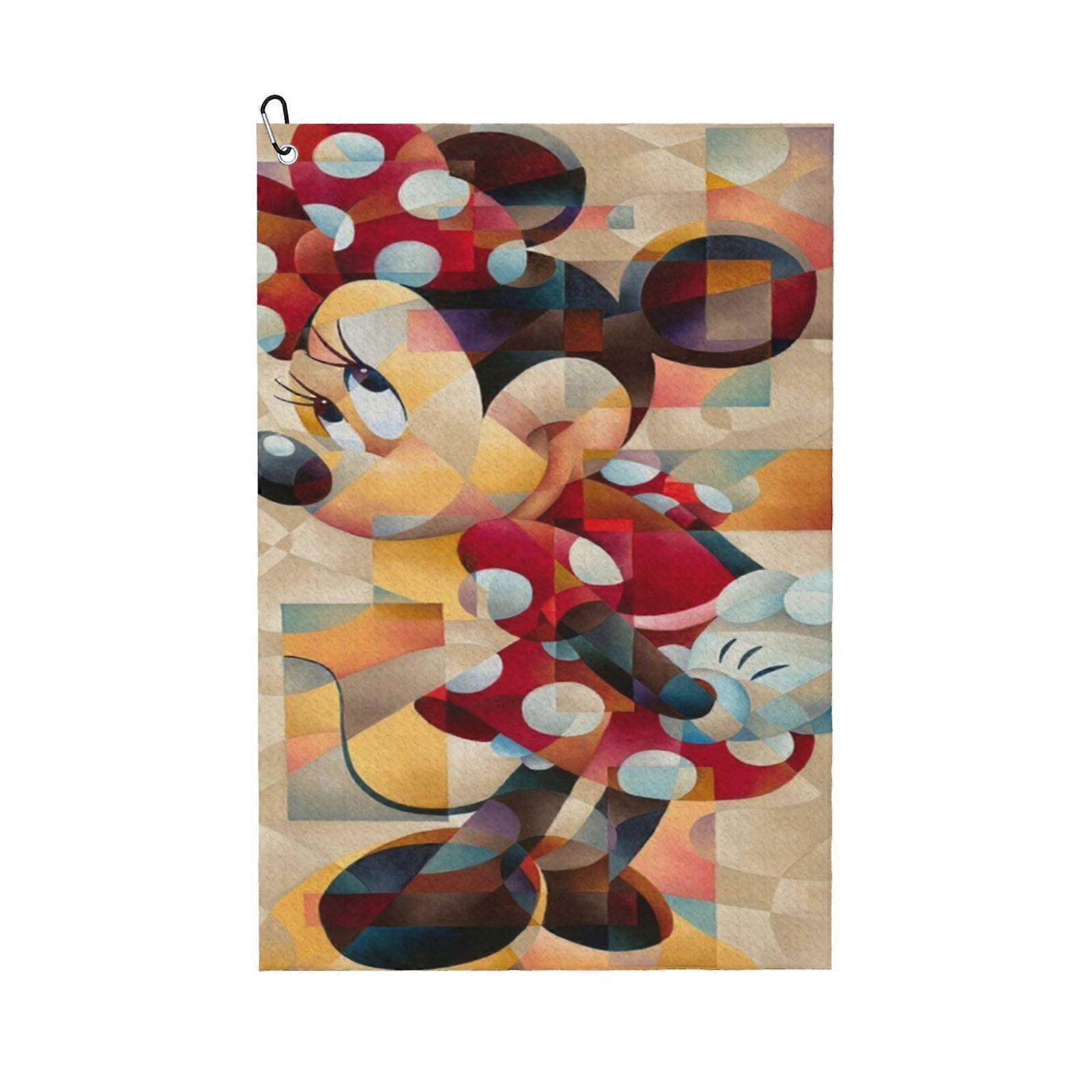Mickey Mouse Golf Towel For Men, Microfiber Waffle Golf Towel Golf Accessories, Christmas, Birthday Gift