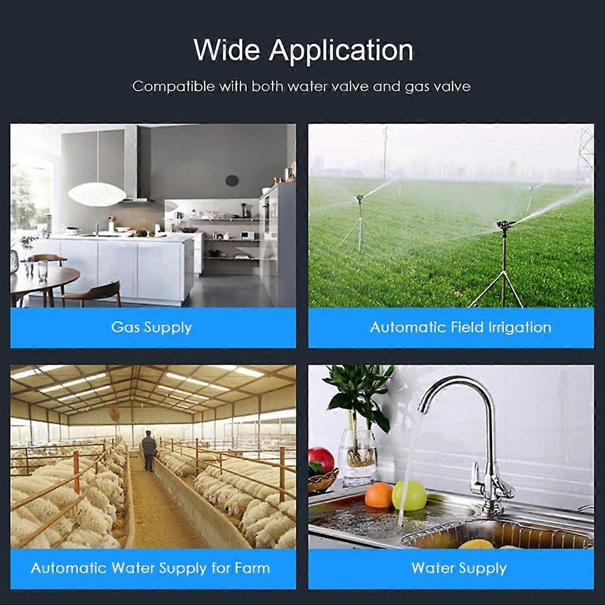 Tuya Smart WiFi Water Vavle Zigbee Gas Water Stop Check Valve DN15 Wireless Control Timer Work+ Plug