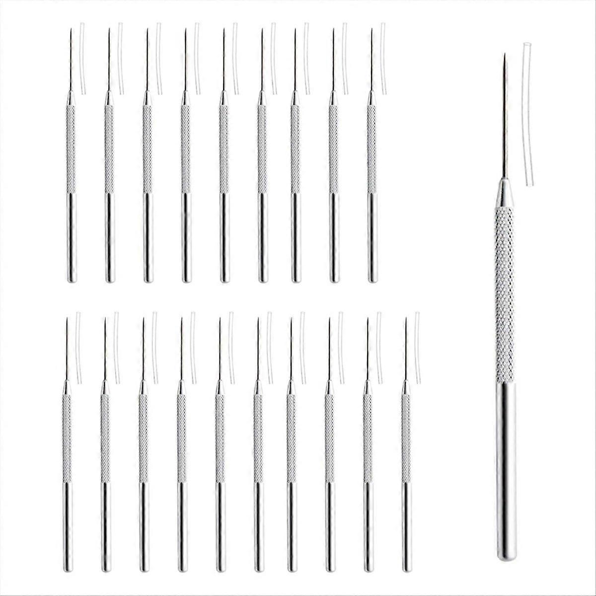20 Pcs Ceramic Needle Clay Needle Tools Stainless Steel