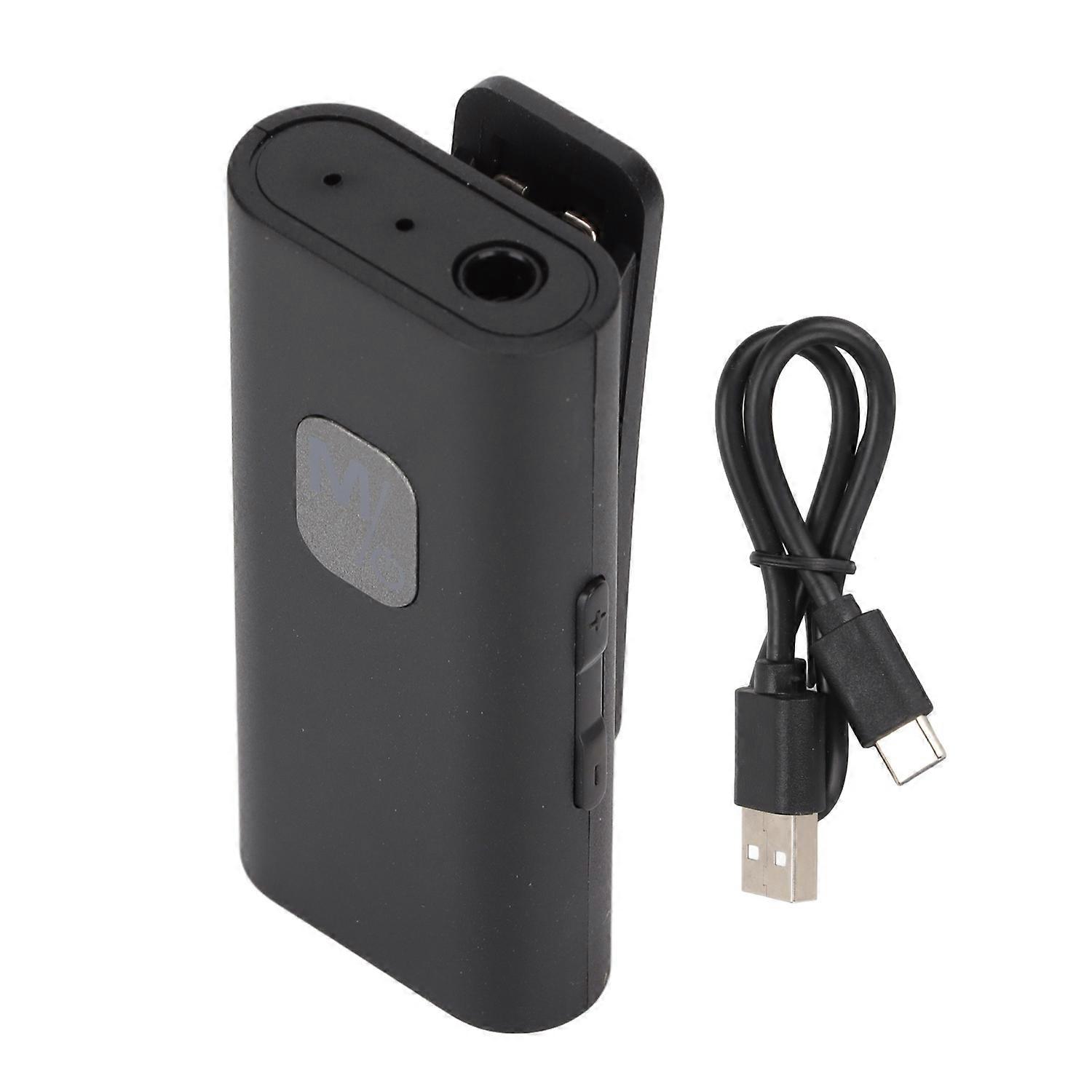 Bluetooth AUX Receiver Support Memory Card 3.5mm Clip On Wireless Car Stereo Adapter for Wired Headp