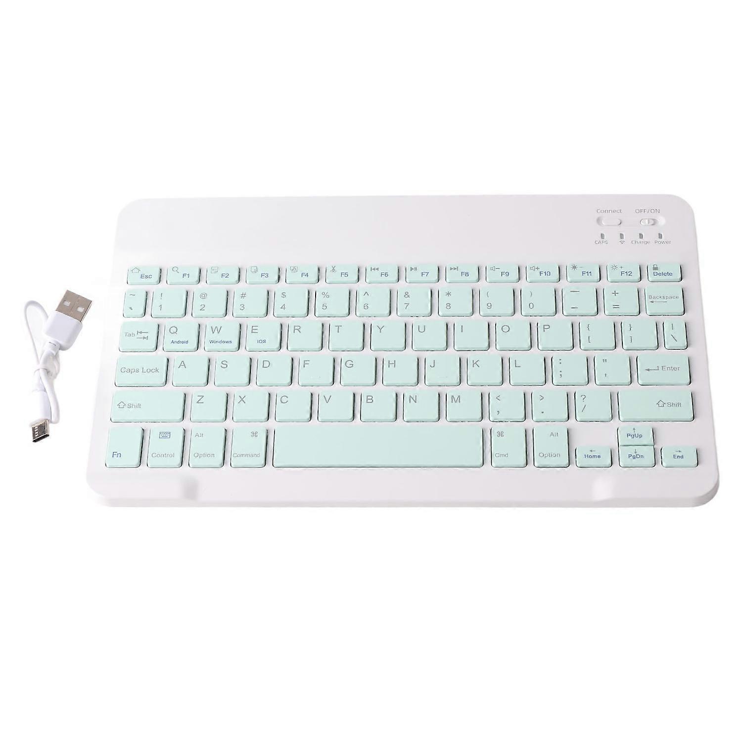 Mini Wireless Keyboard 10 Inch Ultrathin Comfortable Accurate Typing Scissor Structure Portable Keyb
