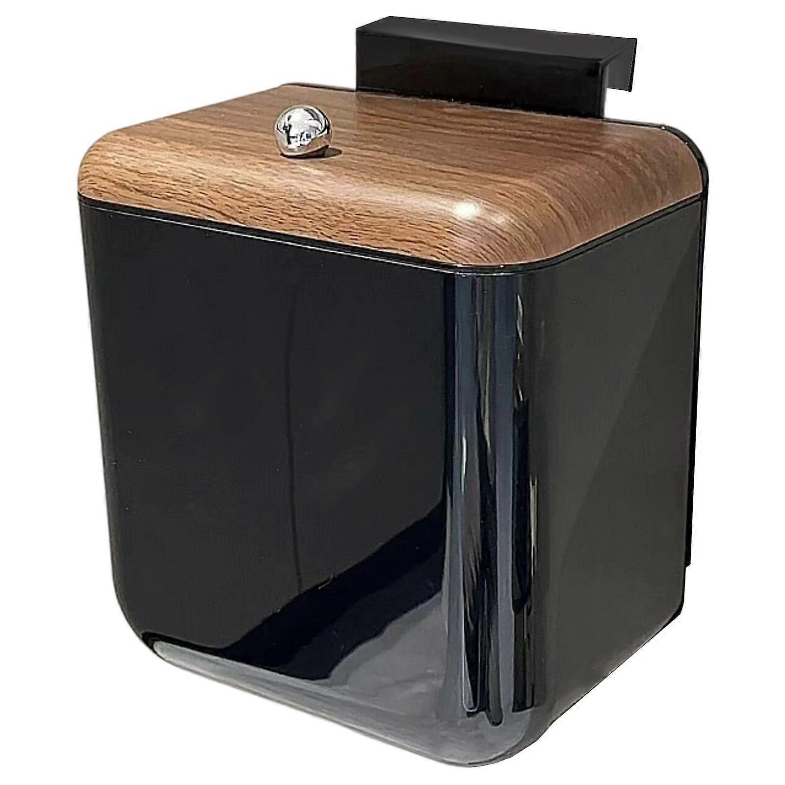 Odor Resistant Kitchen Trash Bin Cabinet Panel Attachable Large Opening Smooth Sliding Lid Sustainable ABS Build Multicolor