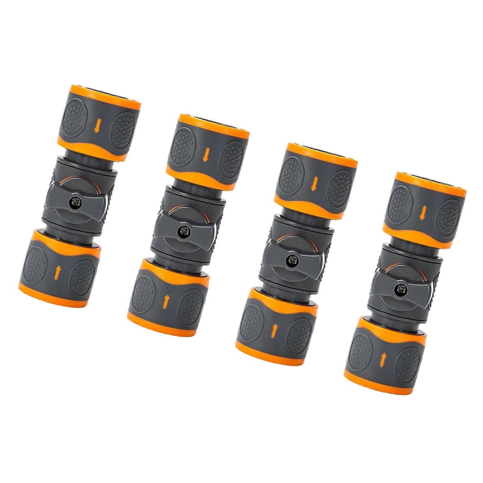 Professional ABS Quick Disconnect Hose Couplers With Soft Touches Coating For Multiple Water Connection Multicolor