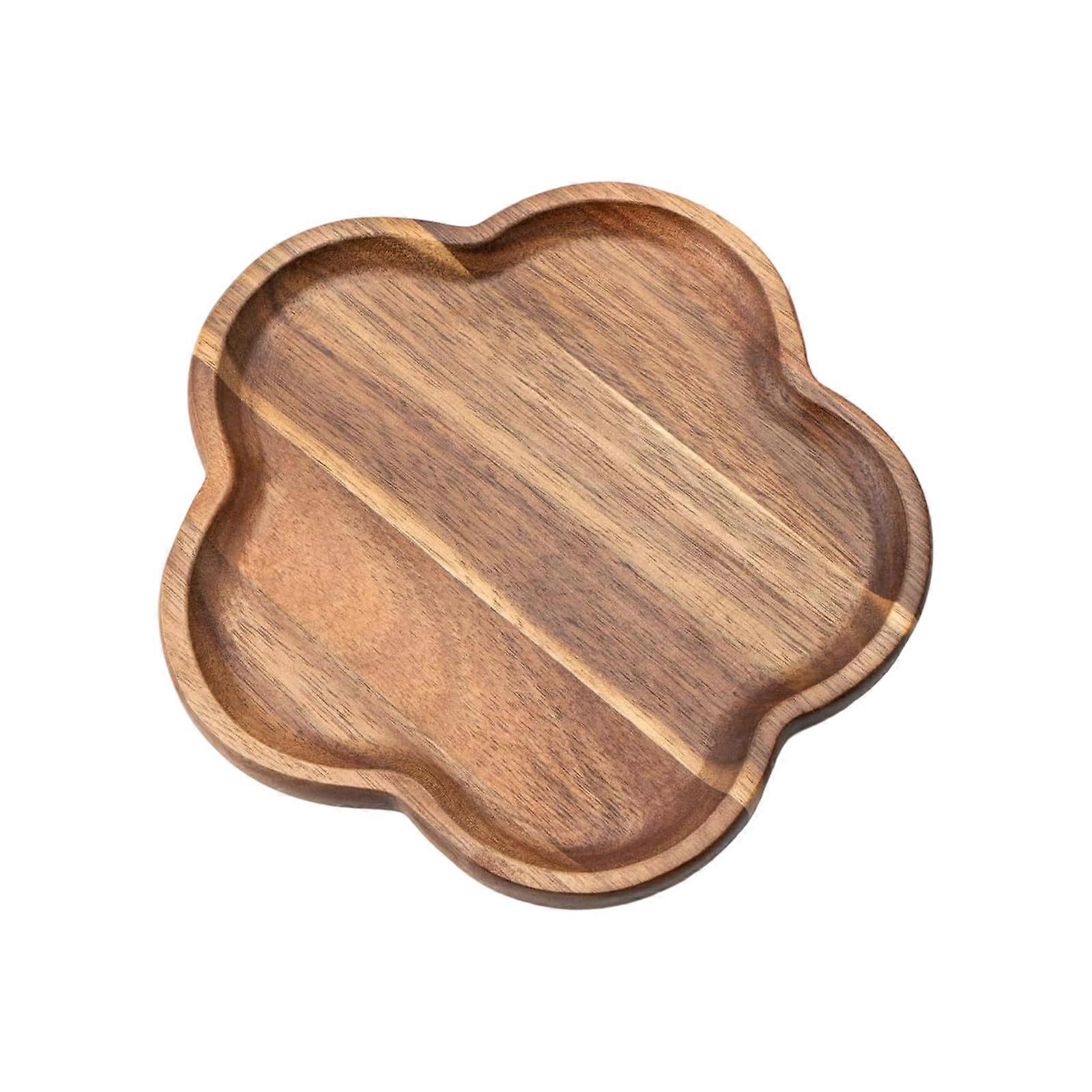 Modern Oval Fruit Serving Board Cobvenient Designs Space Saving Multipurpose Wooden Dish For Countertops Picnics Use  S