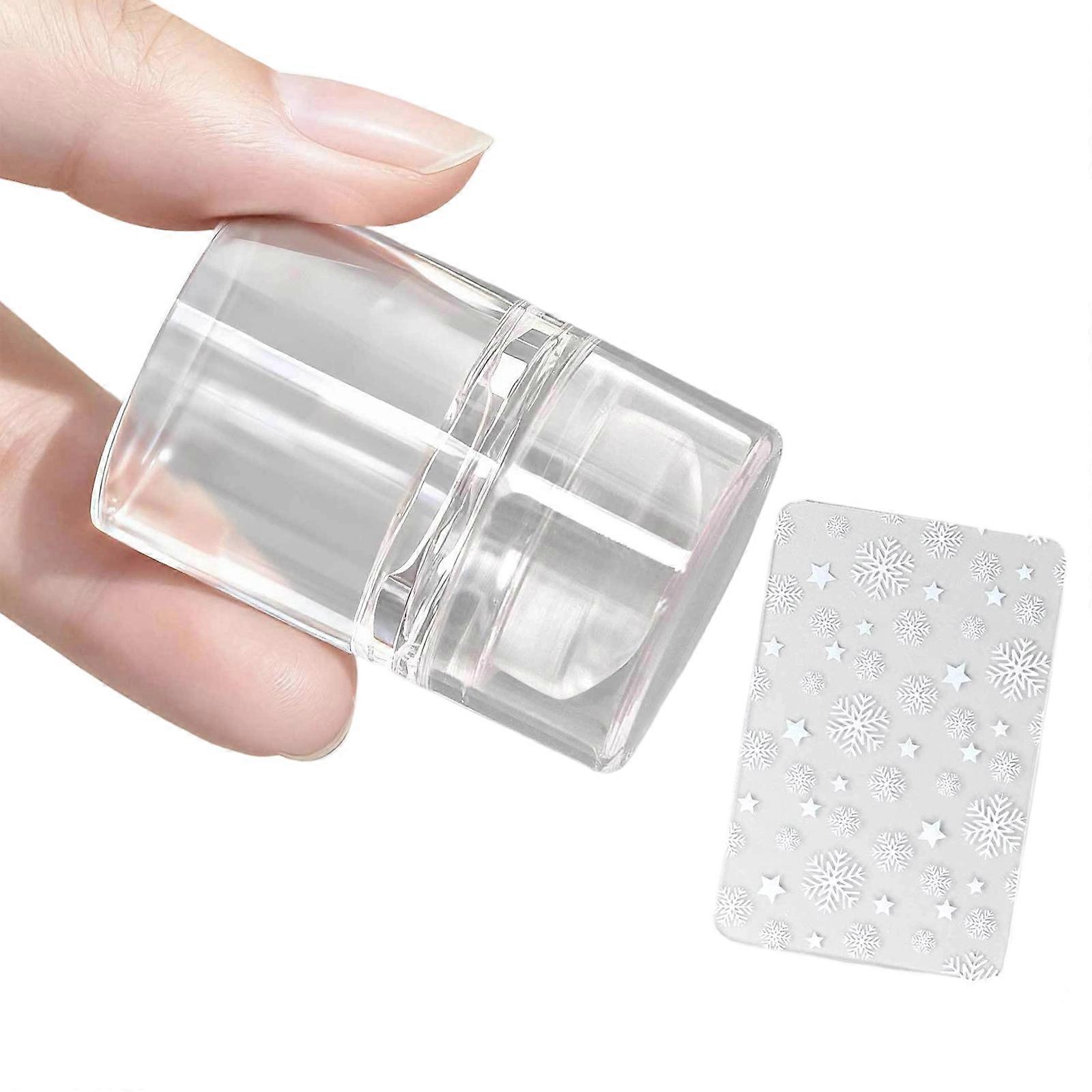 Multiple Design Clear Nail Stamp Set For Detailed Manicure Artistries And Error Free Application Multicolor