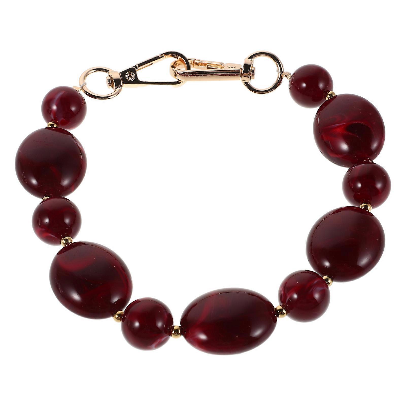 Chain Strap Stylish Bag Strap Replacement Acrylic Chain for Purse 33cm