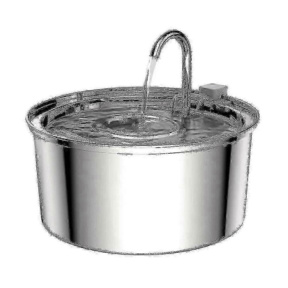 Automatisk vandfontæne til kæledyr, 108 oz rustfrit stål, til katte