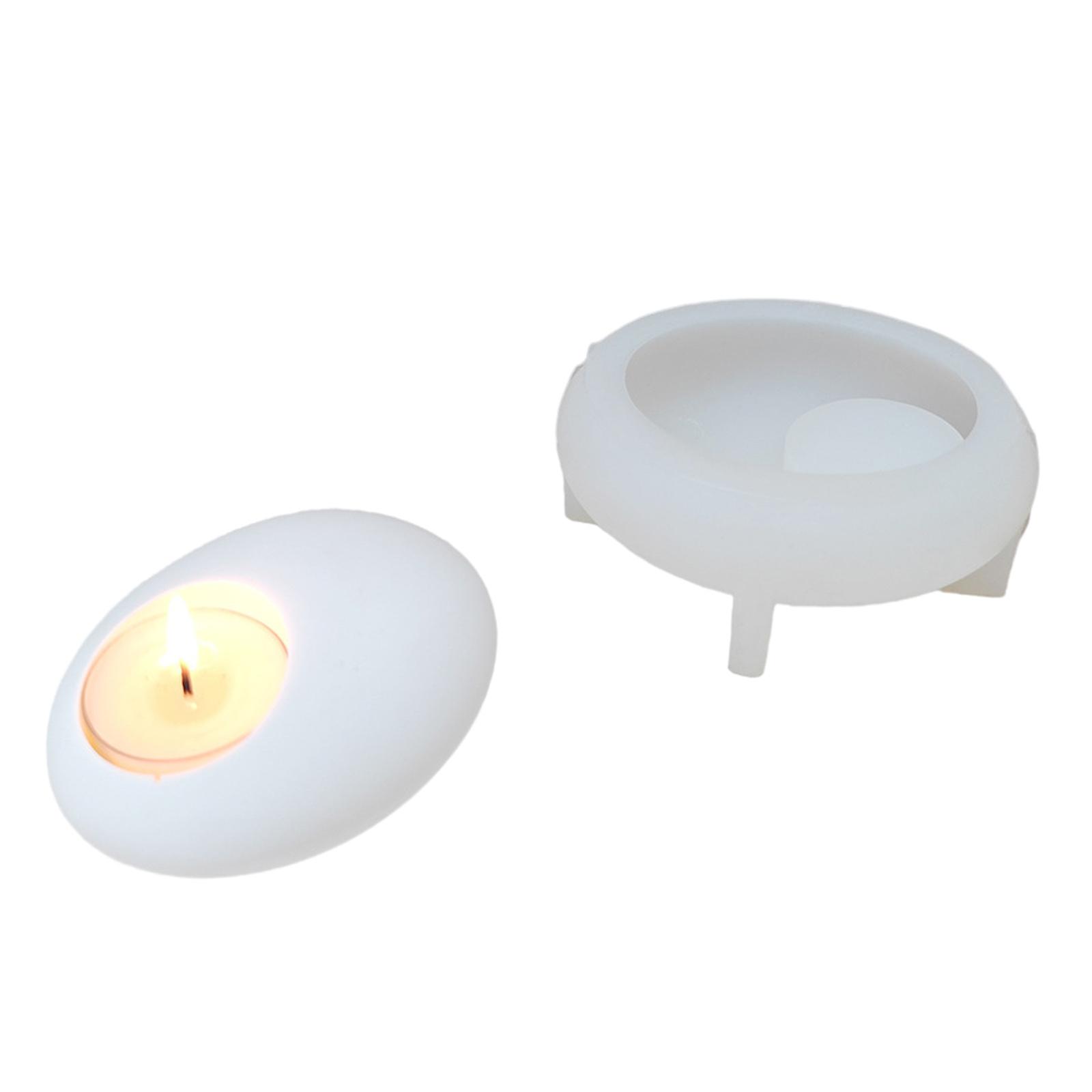 Ovális gyertyatartó szilikon formák macskaköves gyertyatartó formák gyertyatartó készítéséhez gipsz forma virágcserép formák többszínű