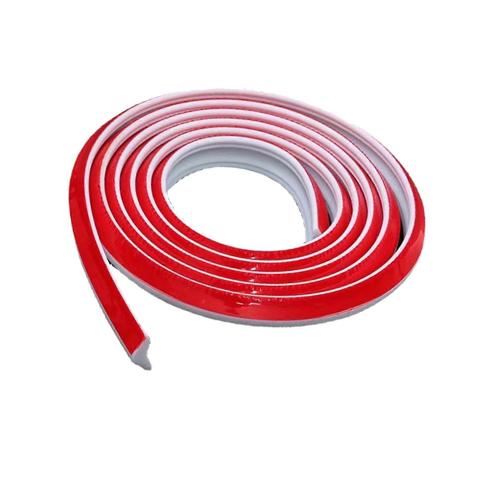 5 Meter Adhesive Flexible Triangle Trim Molding Strips for Ceiling and Wall Mountings Corner Line Baseboard Tile Edges  White Small