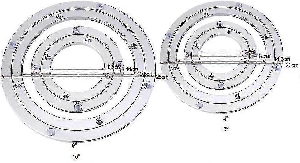 2023 - القرص الدوار - محمل دوار من الألومنيوم ، طاولة طعام مستديرة ذات تحمل دوار للخدمة الشاقة S f74