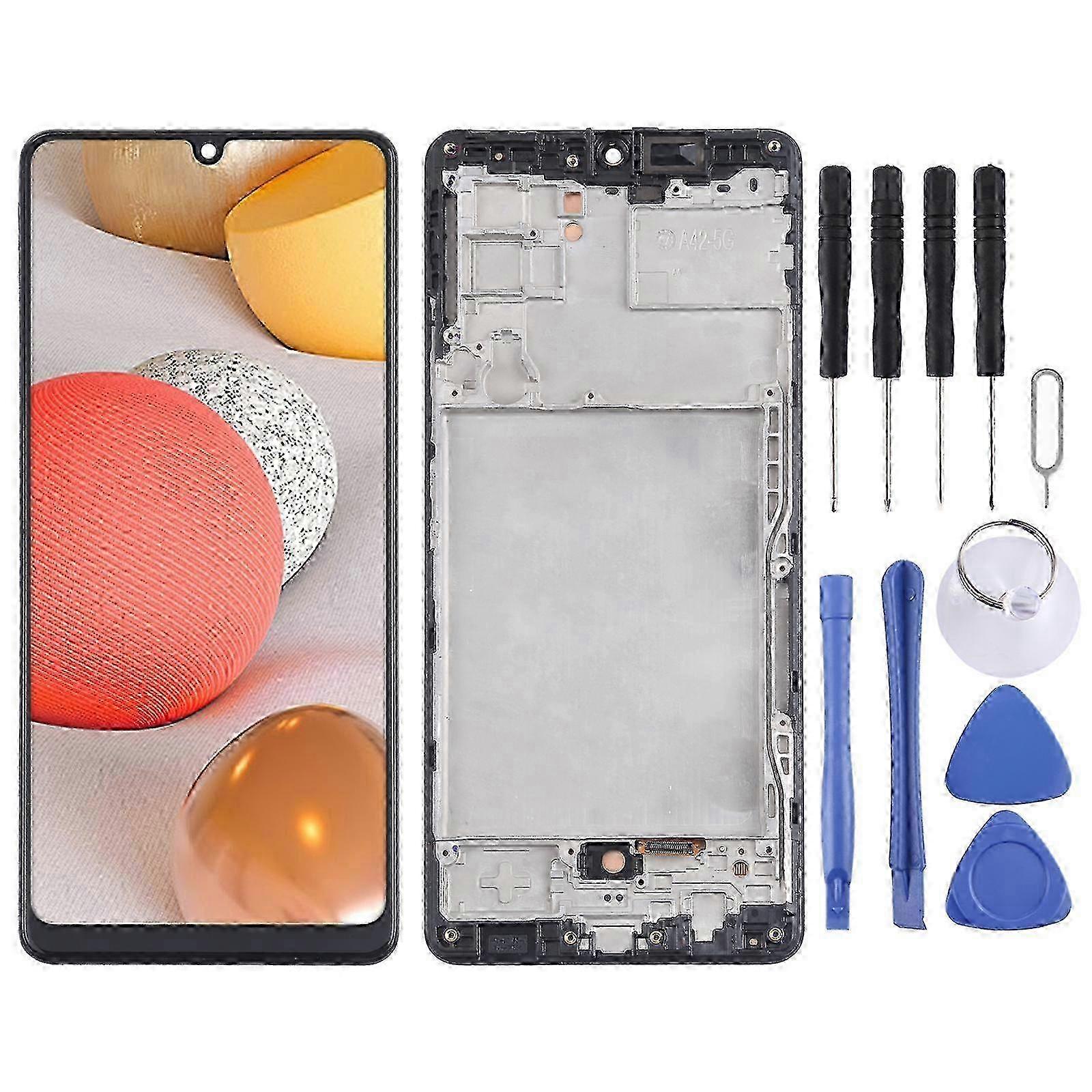 w TFT LCD Screen for Samsung Galaxy A42 5G SM-A426 Digitizer Full Assembly With Frame Not Supporting Fingerprint Identification