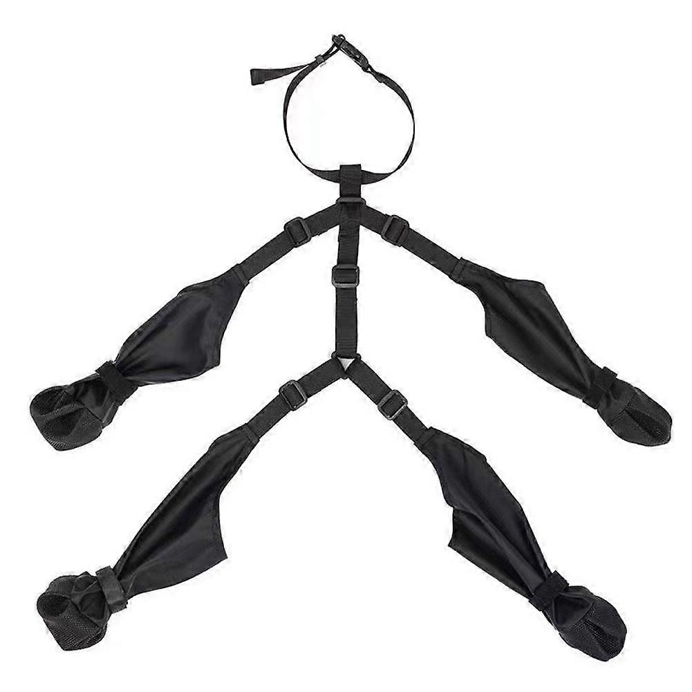 Adjustable Dog Boots Paw Protectors For All Weather With Non-Slip Secure Fit Soft Comfortable Pet Shoes