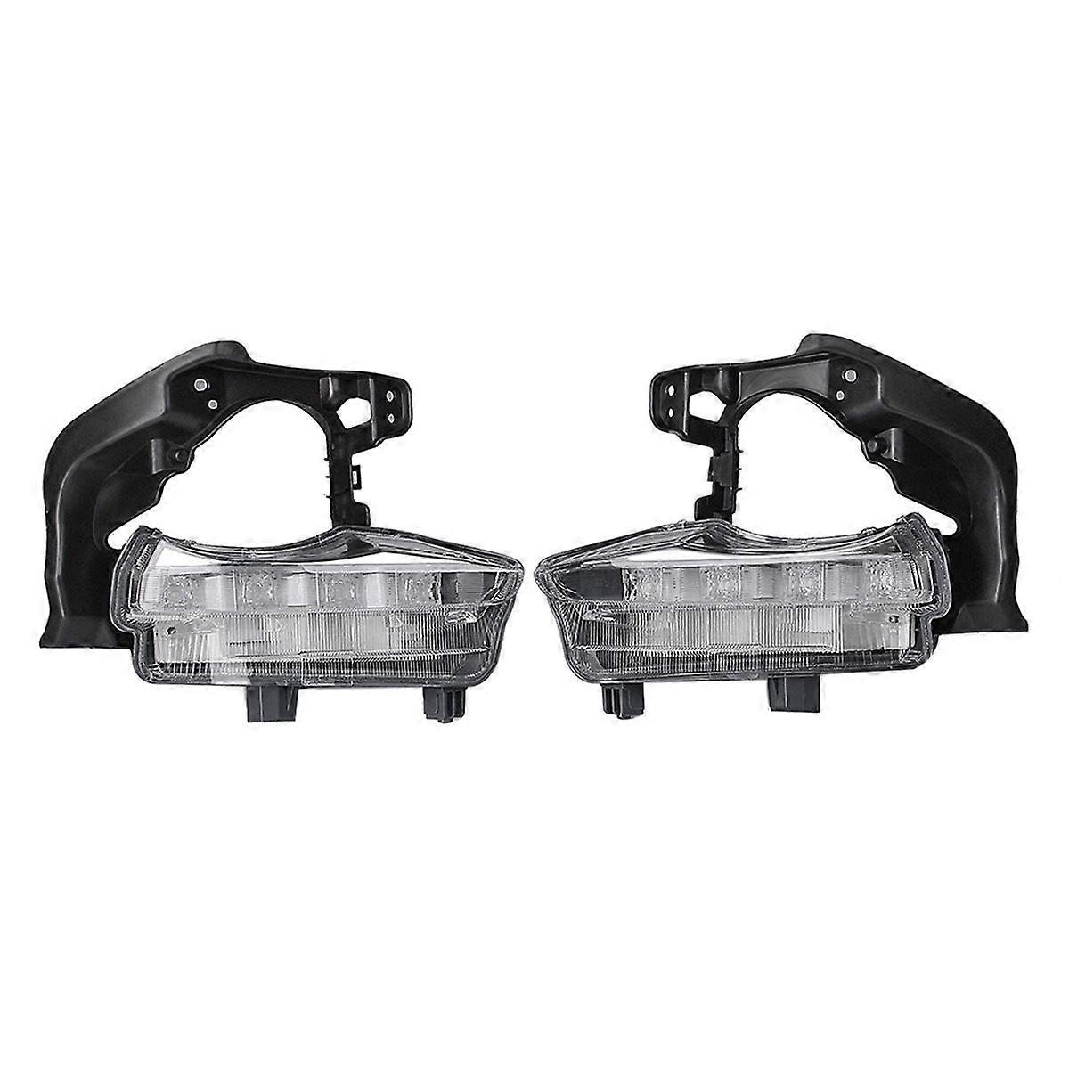 Front Bumper LED Fog Light Daytime Running Light Signal Lamp TO2562100 TO2563100 for 2014 -2016